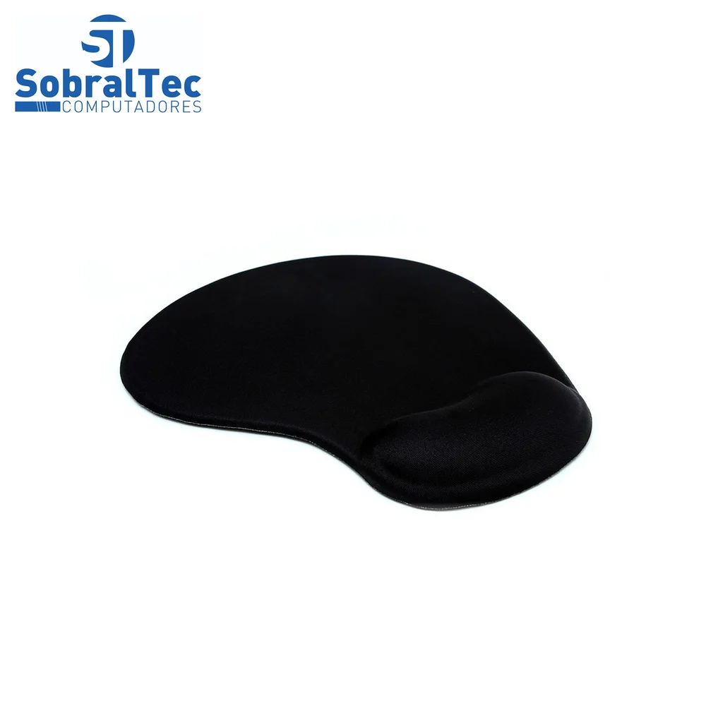 Imagem 3 de 4 do produto Mousepad Ntc, Com apoio em Gel, Preto - 4717