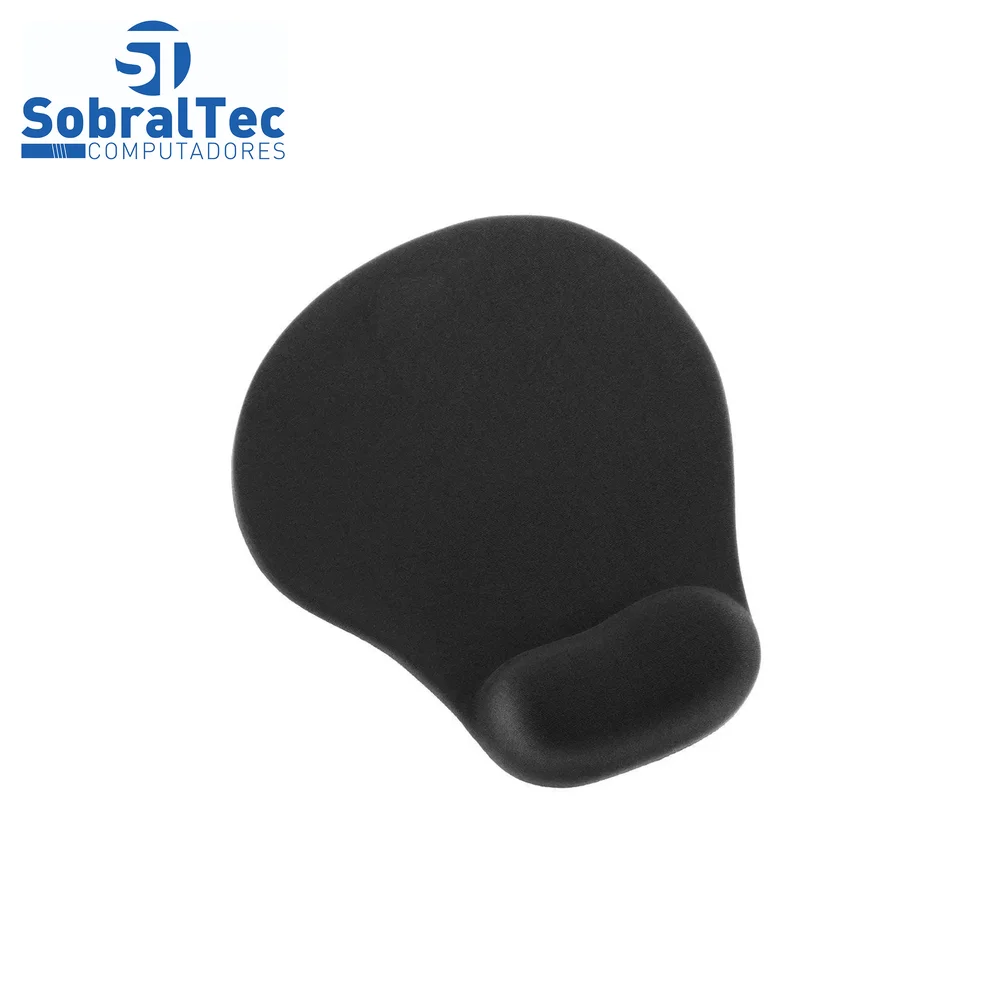 Imagem 4 de 4 do produto Mousepad Ntc, Com apoio em Gel, Preto - 4717