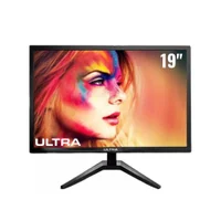 Tela 19 Polegadas Monitor Led 19Polegadas Ultra Preto Widescreen