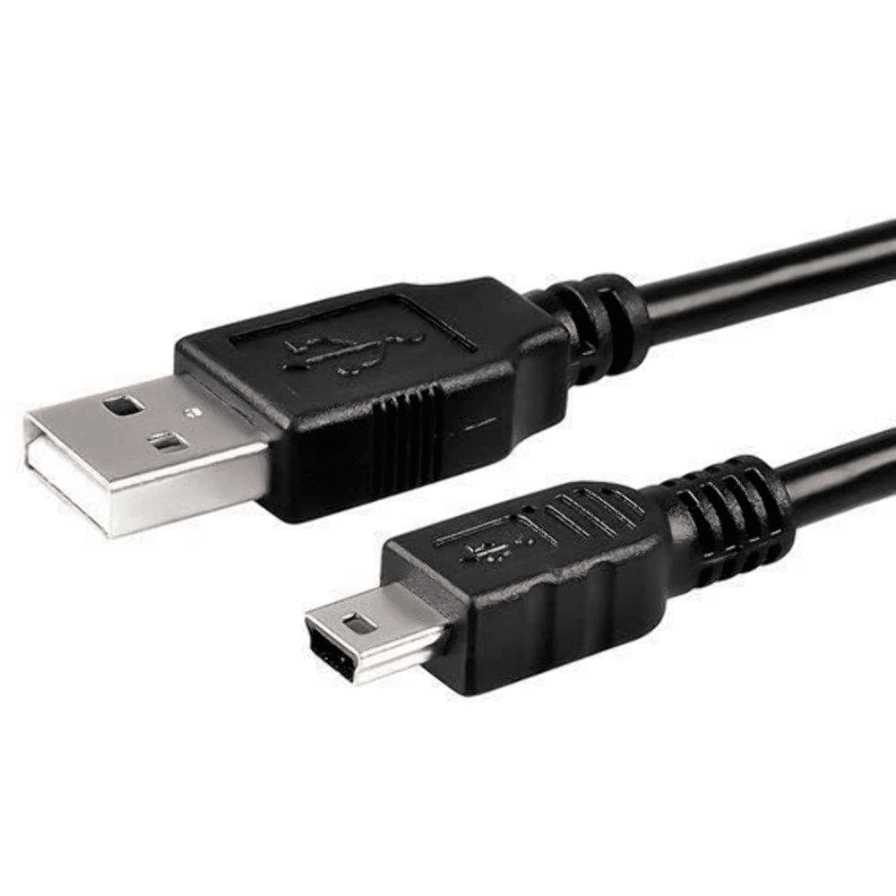 Imagem 2 de 3 do produto Cabo Mini Usb P/ Carregamento/dados Para Gopro E Cabo De Controle Ps3 Preto - 1,5 Mt