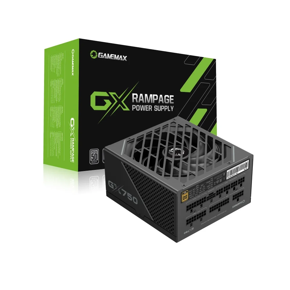Fonte ATX Gamemax Gx750, 750W, 80 Plus Gold, Full Modular, Pfc Ativo, Black - Gx750mbkv1s7710br