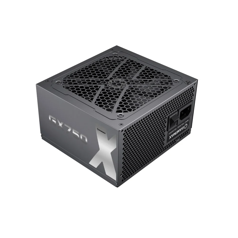 Imagem 4 de 5 do produto Fonte ATX Gamemax Gx750, 750W, 80 Plus Gold, Full Modular, Pfc Ativo, Black - Gx750mbkv1s7710br