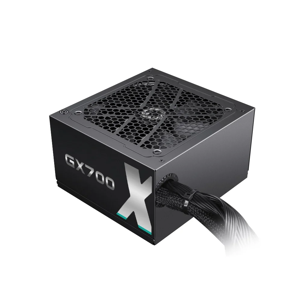 Fonte ATX Gamemax Gx700, 700W, 80 Plus Gold, Pfc Ativo, Black - Gx700wbkpss7710br Fonte ATX Gamemax Gx700, 700W, 80 Plus Gold, Pfc Ativo, Black - Gx700wbkpss7710br