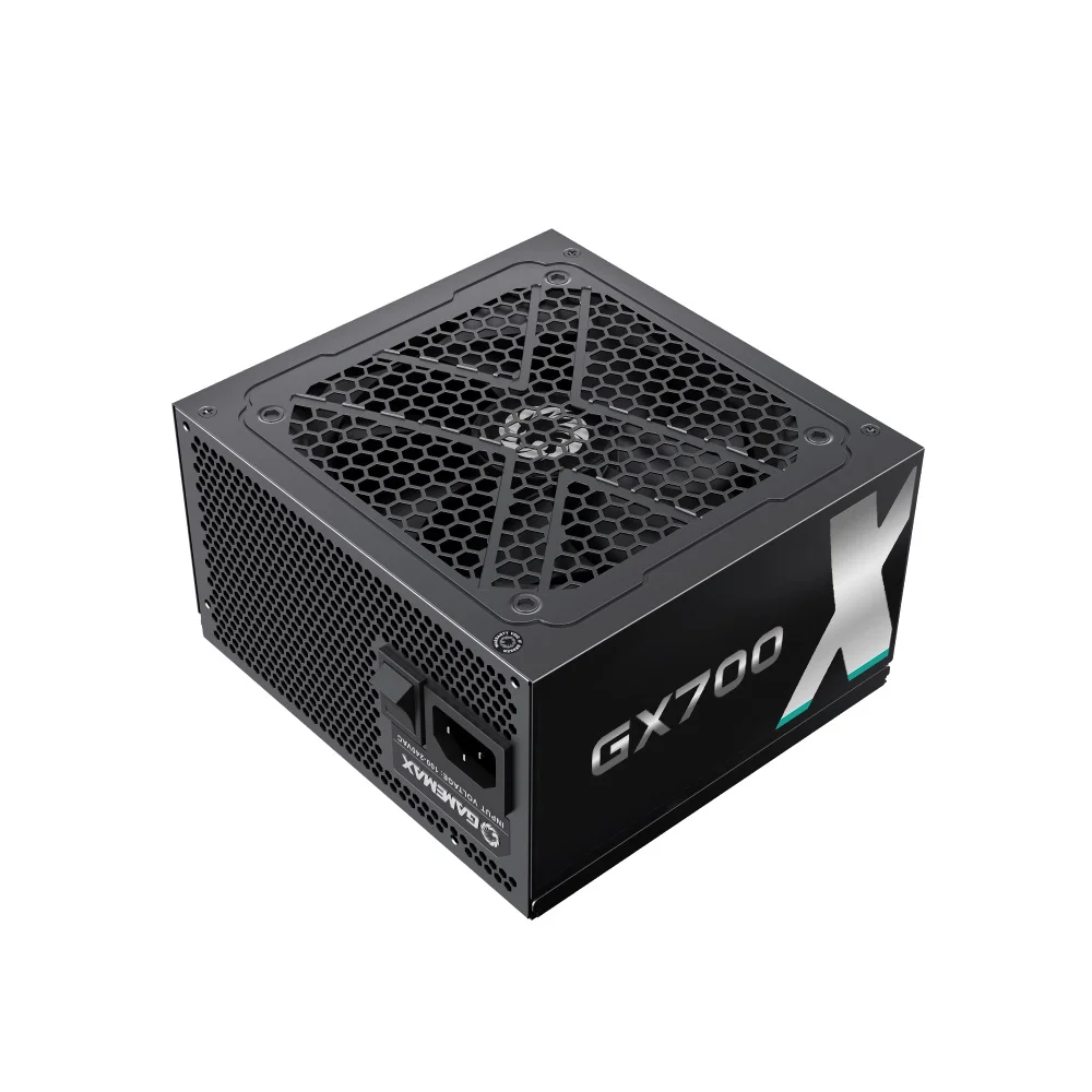 Fonte ATX Gamemax Gx700, 700W, 80 Plus Gold, Pfc Ativo, Black - Gx700wbkpss7710br Fonte ATX Gamemax Gx700, 700W, 80 Plus Gold, Pfc Ativo, Black - Gx700wbkpss7710br