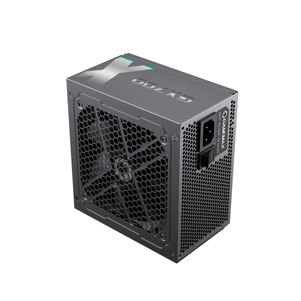 Fonte ATX Gamemax Gx700, 700W, 80 Plus Gold, Pfc Ativo, Black - Gx700wbkpss7710br Fonte ATX Gamemax Gx700, 700W, 80 Plus Gold, Pfc Ativo, Black - Gx700wbkpss7710br