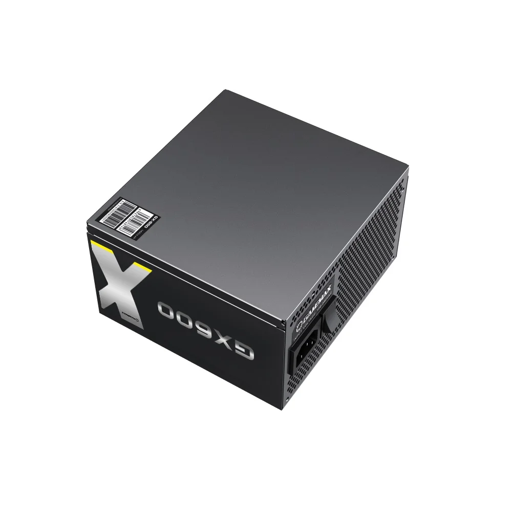 Imagem 2 de 5 do produto Fonte ATX Gamemax Gx600, 600W, 80 Plus Gold, Pfc Ativo, Black - Gx600wbkpss7710br