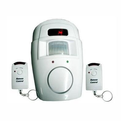 Kit Alarme Residencial Sem Fio 2 Controles Sensor De Presenca E Sirene 105db