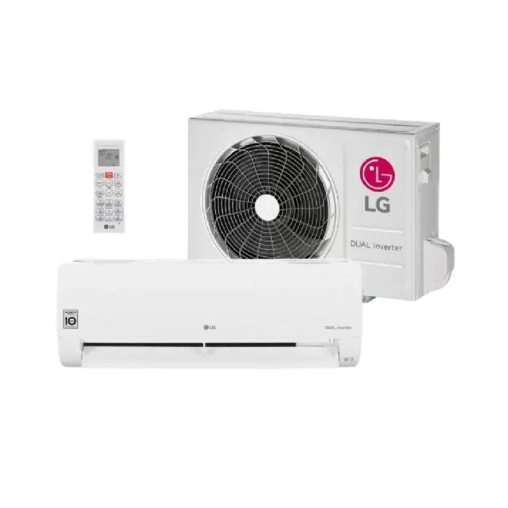 Ar Condicionado Split Hi Wall LG Dual Inverter Compact, 12.000 BTUS, 220V, Frio - S3-Q12jaqal