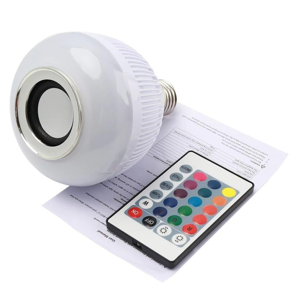Caixa De Som Bluetooth, Lâmpada Musical Multicolorida, Led, Rgb