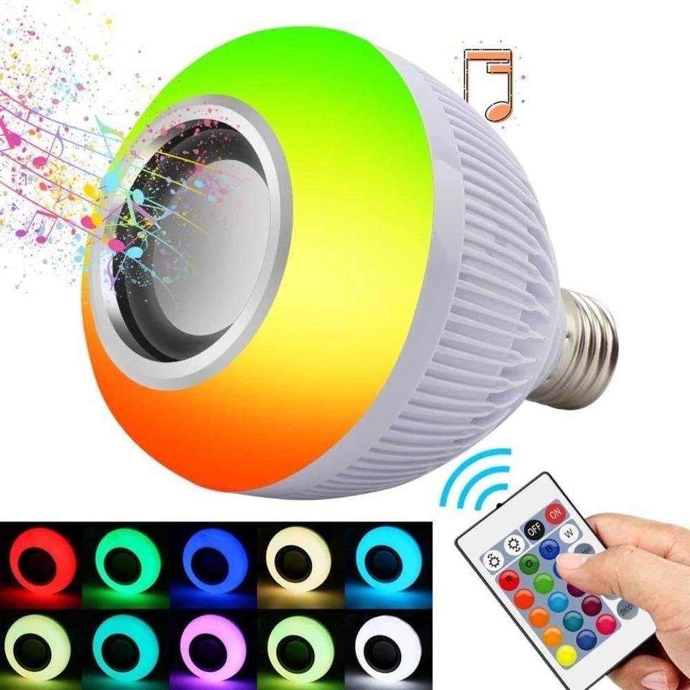 Bluetooth LEDライト RGB アニメーション Lâmpada Musical Multicolorida Led Rgb KaBuM