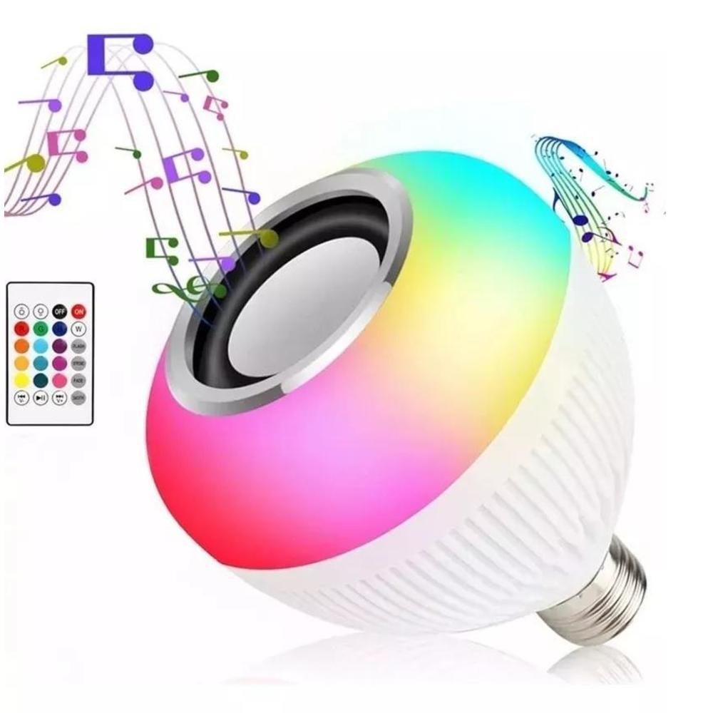 Lâmpada Musical Multicolorida Led Rgb KaBuM