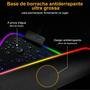 Desk Pad Mousepad Gamer Aitek, 80x30CM, RGB, LED Cores, Ergonômico