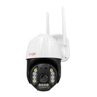 Câmera De Segurança Speed Dome Externa Ípega, IP, Wifi, Giratória, Prova de Água, Zoom