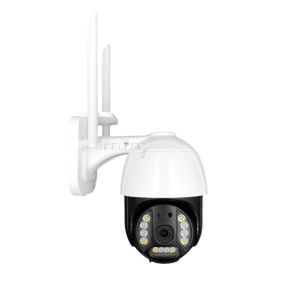 Câmera De Segurança Speed Dome Externa Ípega, IP, Wifi, Giratória, Prova de Água, Zoom