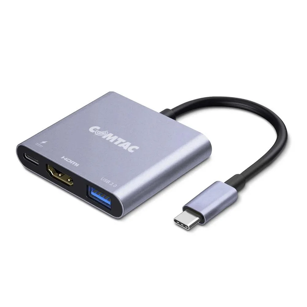 Adaptador Comtac USBc Para Av Digital Multiportas