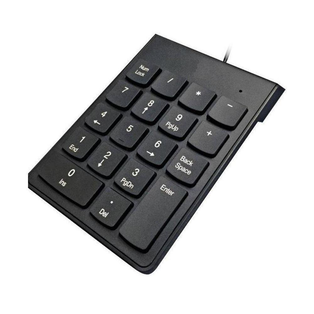 Teclado Numérico Com Cabo Usb 2.0 - Preto