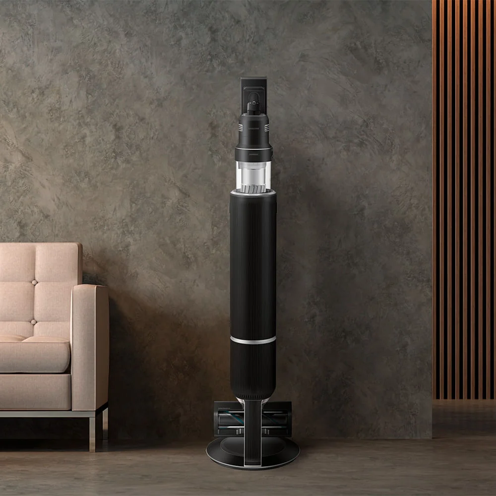 Imagem 2 de 5 do produto Aspirador De Pó Samsung, Vertical, Sem Fio, Bespoke Jet, Com Ai Cleaning E Clean Station Satin Black