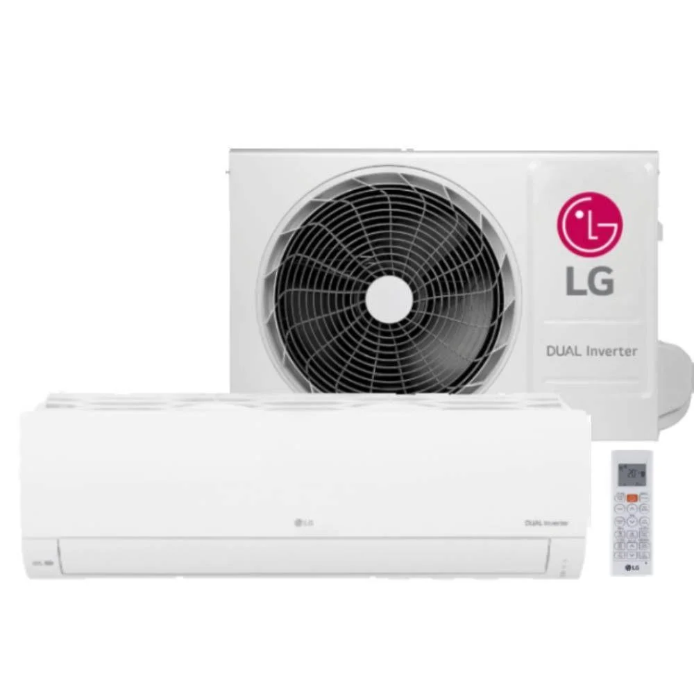 Ar Condicionado LG Dual Inverter Voice, 12.000 Btus, 220v, Frio - Com Controle Por Voz E Inteligência Artificial Ar Condicionado LG Dual Inverter Voice, 12.000 Btus, 220v, Frio - Com Controle Por Voz E Inteligência Artificial