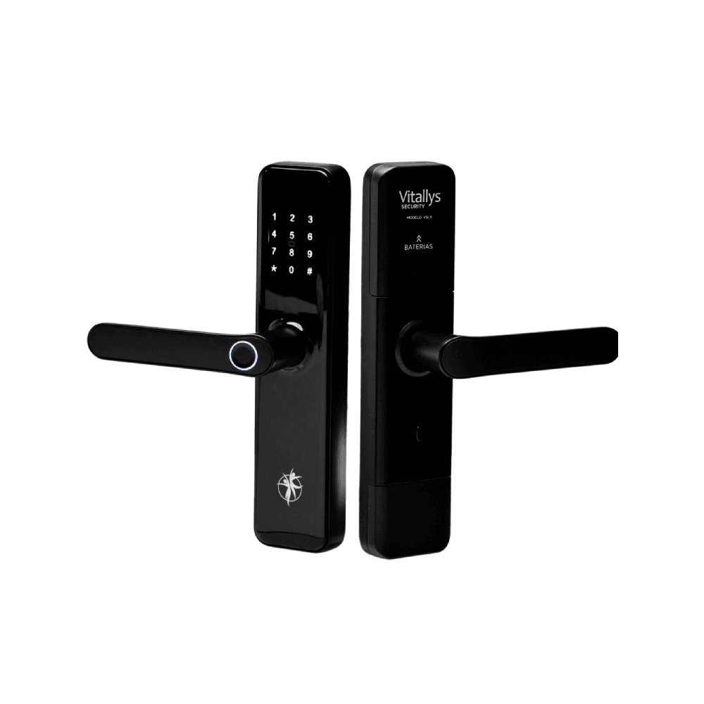 Fechadura Digital Vsl10 Vitallys Smark Lock Preta