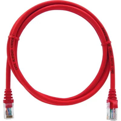 Patch Cord Seccon Cat6 1.5mt, Vermelho, Anatel