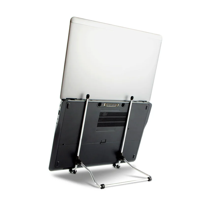 Imagem 2 de 5 do produto Suporte Reliza Steel Chromo, Para Notebook, Ergonômico, Suporta Até 20kKG, Chromado - 009617