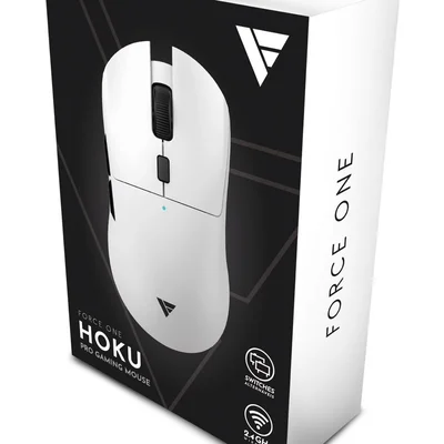 Mouse Force One Hoku Pro, Wh 26.000 DPI, Wireless, 63g