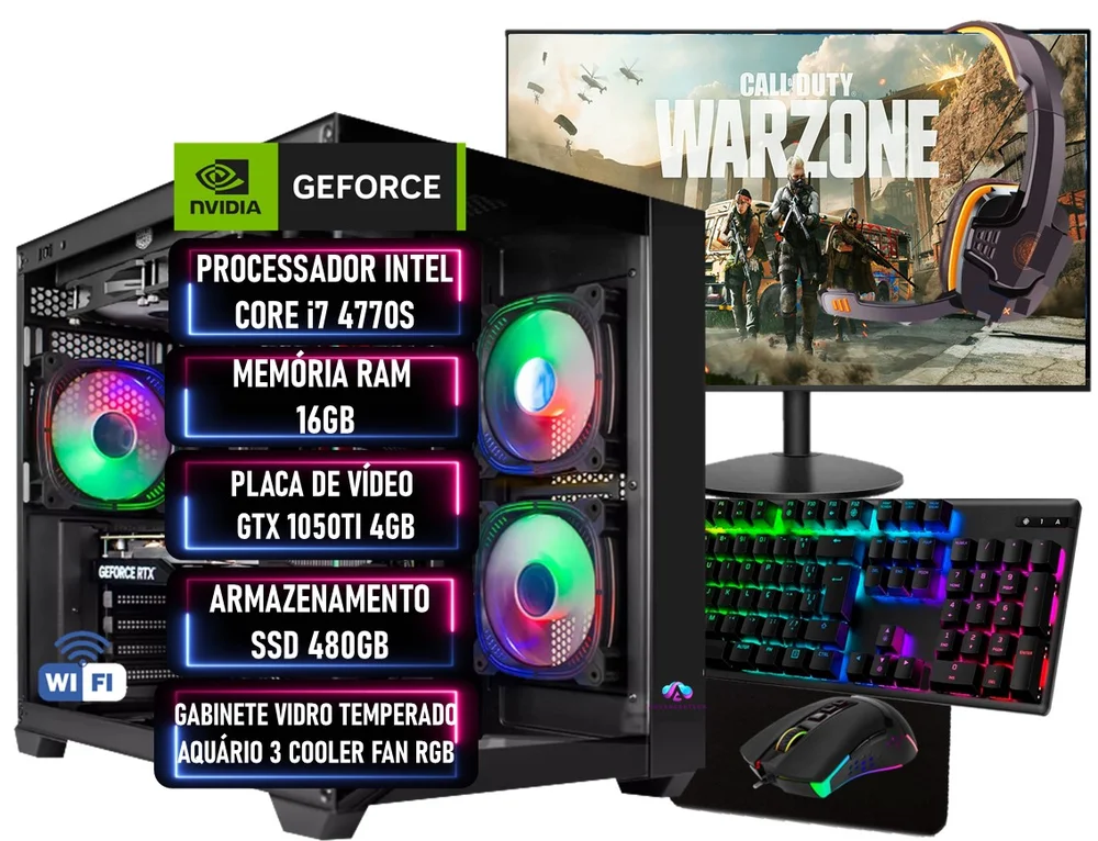 PC Gamer Advancedtech Completo Intel GTX KaBuM