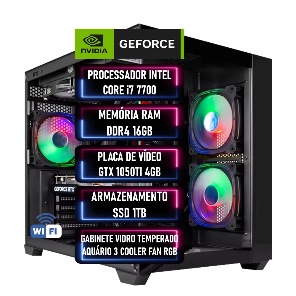 PC Gamer Advancedtech Intel Core I7 7geraço KaBuM