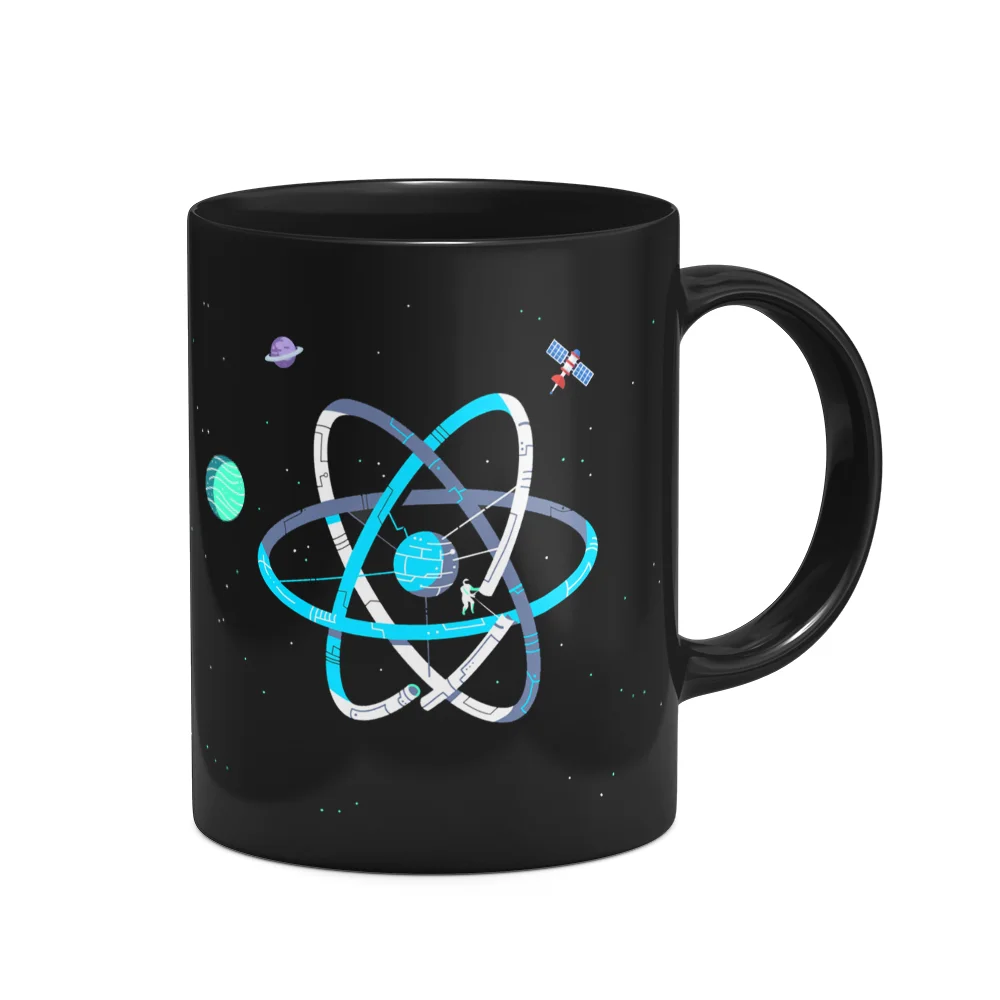 Imagem 2 de 3 do produto Caneca Dev React Js - Preta