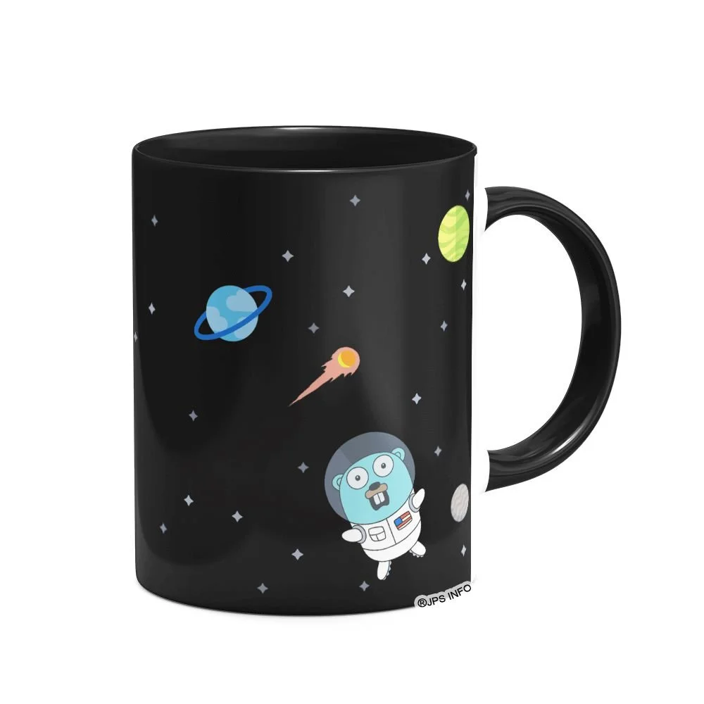Imagem 2 de 5 do produto Caneca Dev Go Lang  - B-black Dark