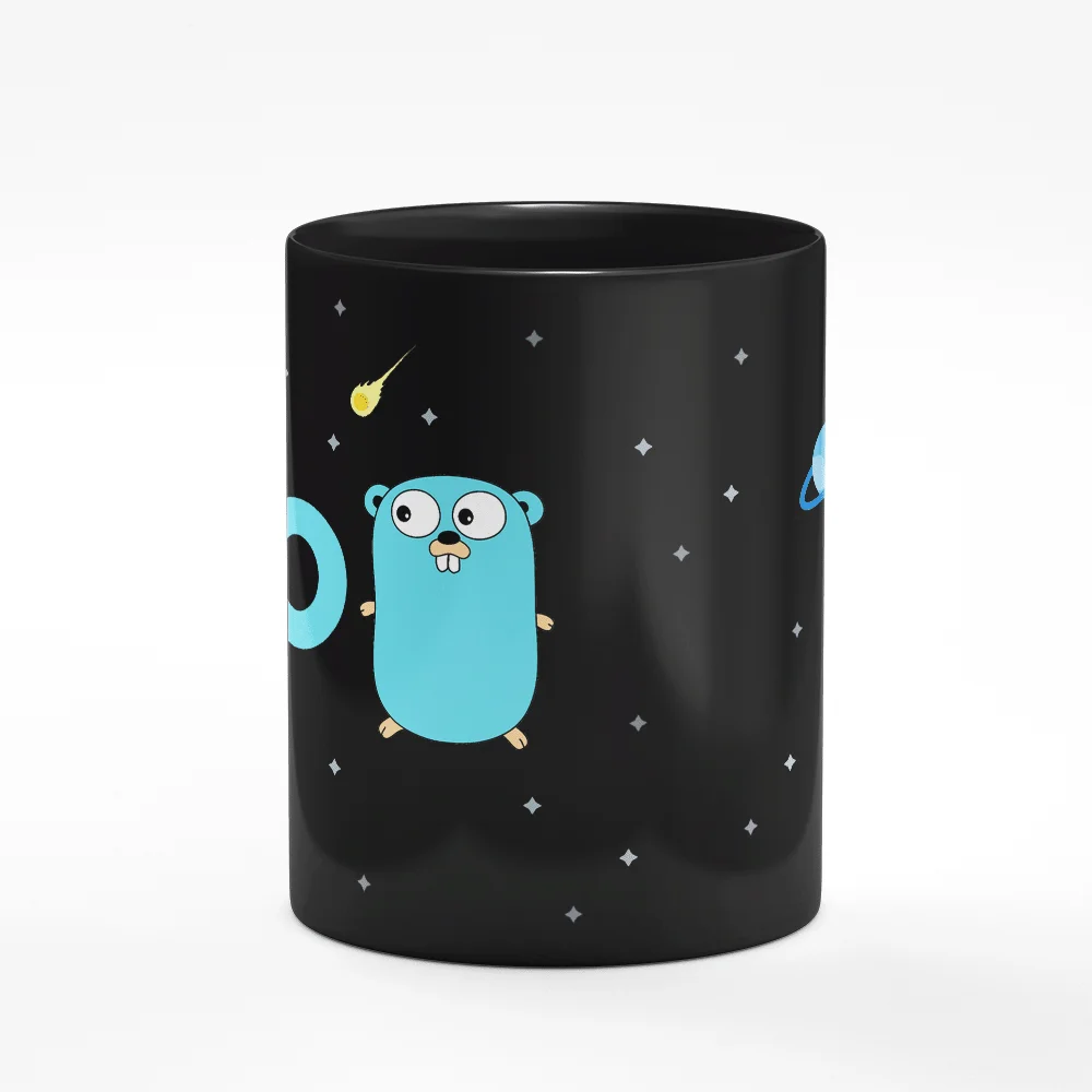 Imagem 5 de 5 do produto Caneca Dev Go Lang  - B-black Dark