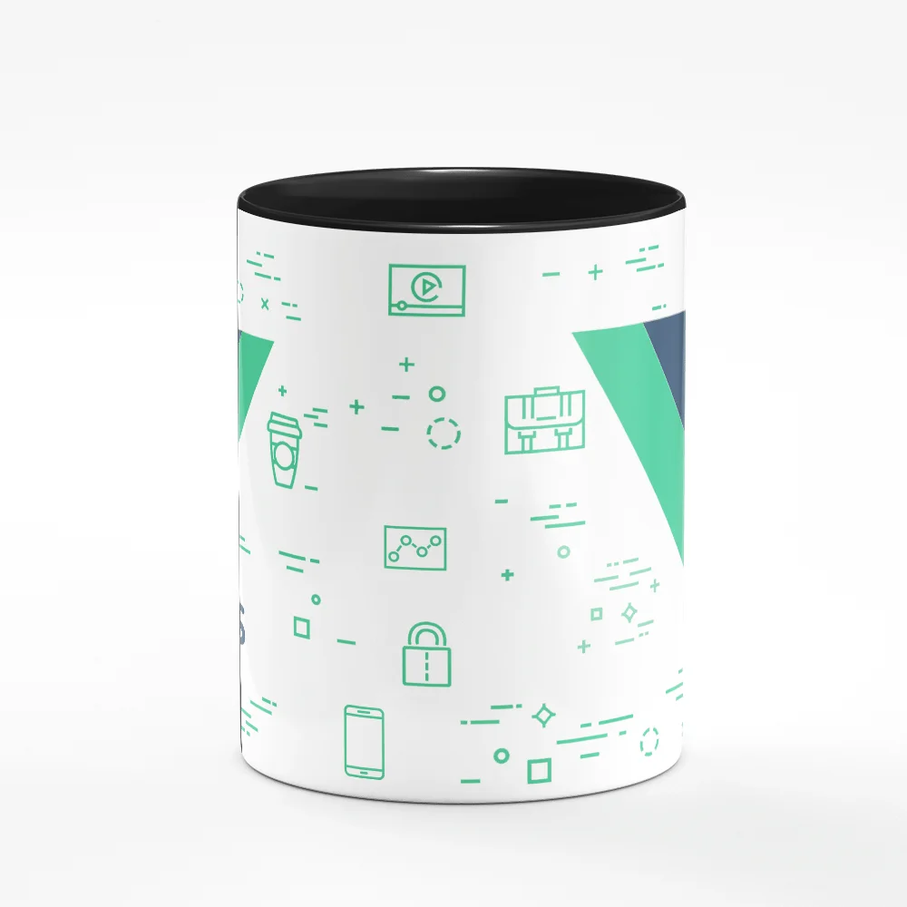 Imagem 3 de 3 do produto Caneca Dev - Vue Js - B-black