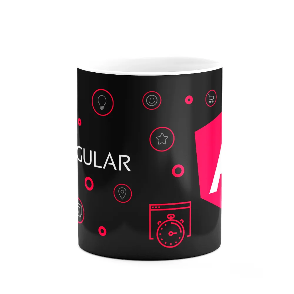 Imagem 3 de 3 do produto Caneca Dev Angular - B-dark