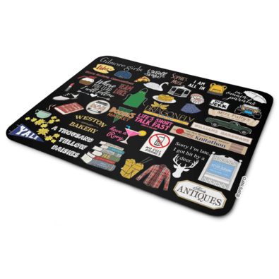 Mouse Pad Gilmore Gilrs - Icons Moments