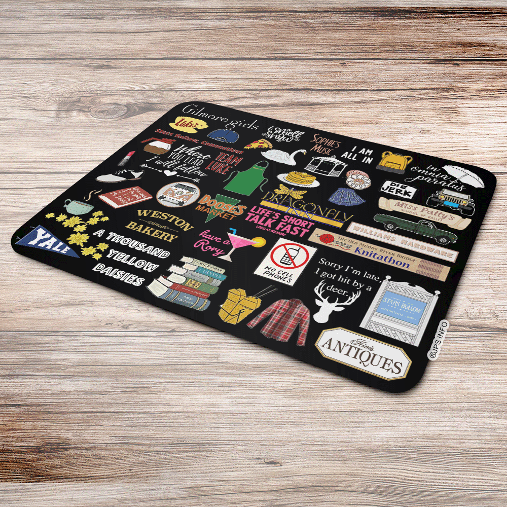 Imagem 2 de 3 do produto Mouse Pad Gilmore Gilrs - Icons Moments