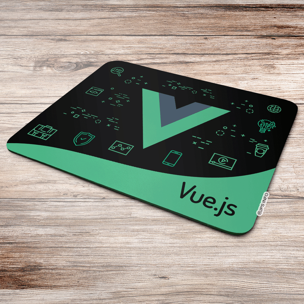 Imagem 2 de 3 do produto Mouse Pad Dev - Vue Js