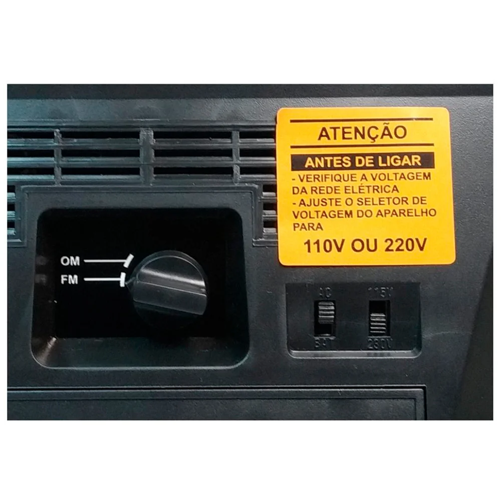 Imagem 3 de 5 do produto Rádio Portátil Motobrás 2fxs Am Fm Rmpft21ac/22ac