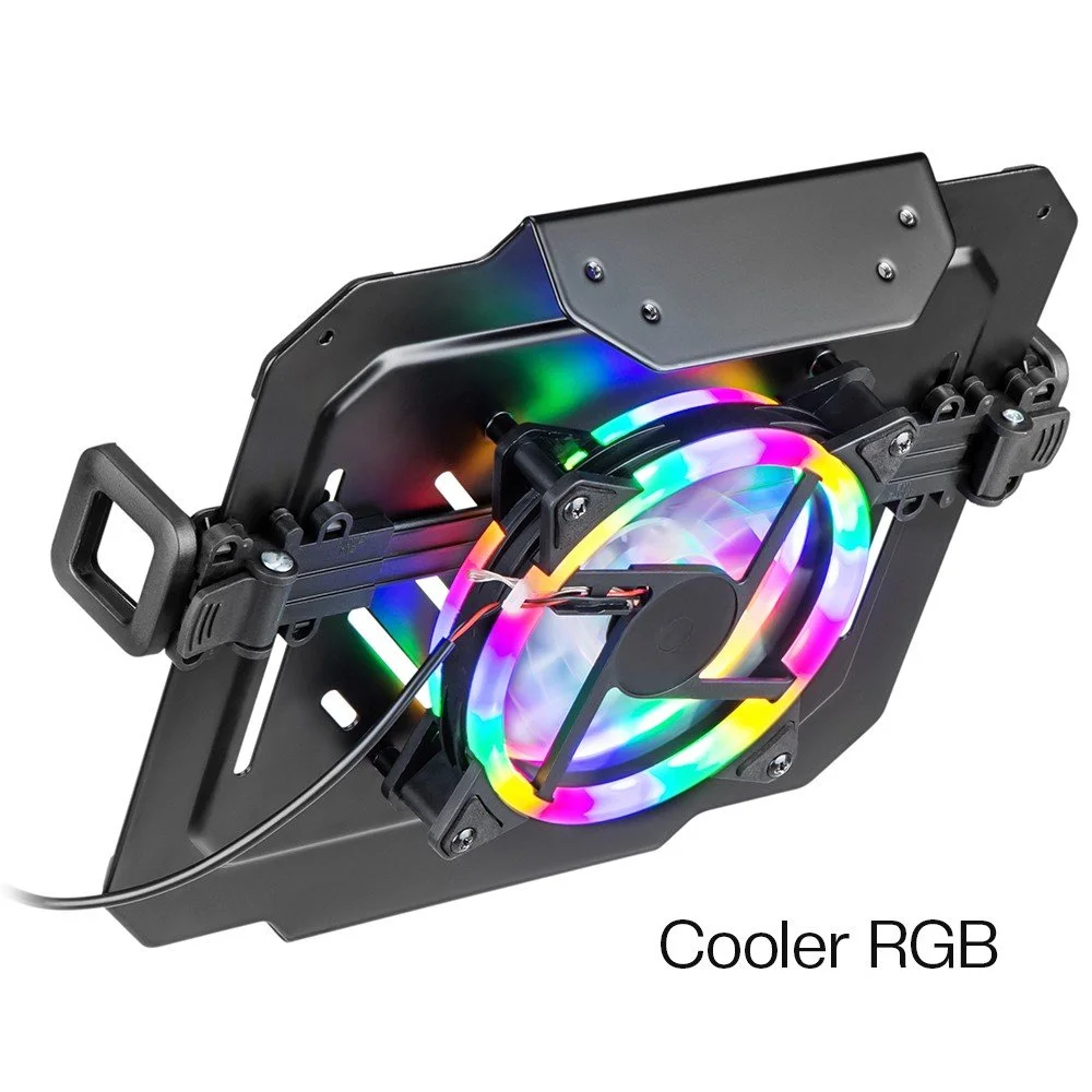 Bandeja Apoio Notebook Cooler RGB KaBuM