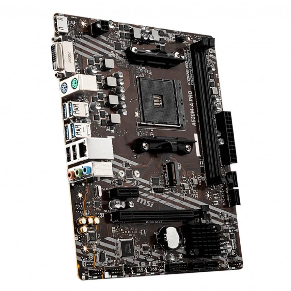Imagem 4 de 5 do produto Placa Mãe Msi A520m-a Pro AMD, Am4, Matx, DDR4