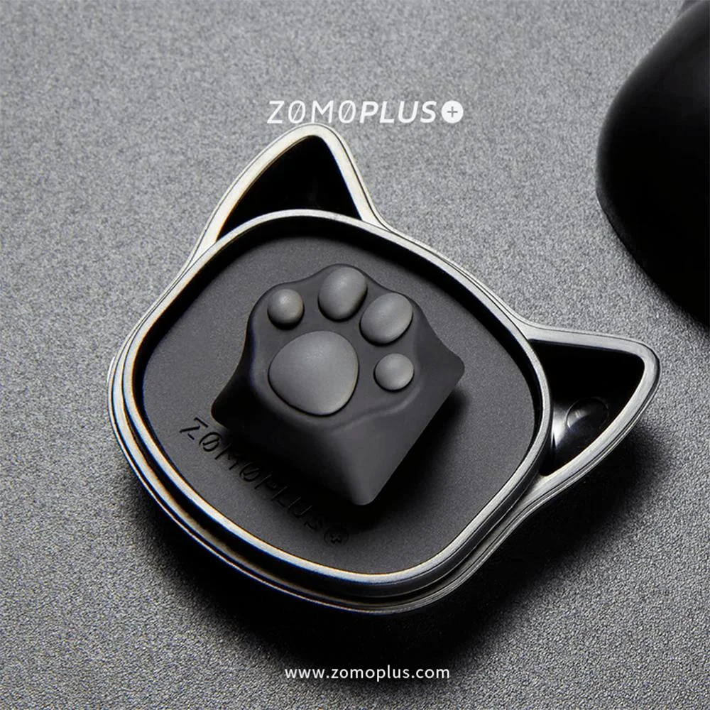 Imagem 4 de 5 do produto Keycap Tecla Gamer Zomoplus Kitty Paw Black Grey