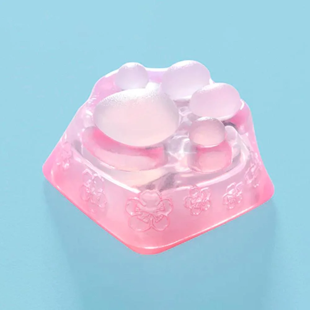 Imagem 4 de 5 do produto Tecla Gamer Zomoplus Kitty Paw Sakura, em Silicone 3D