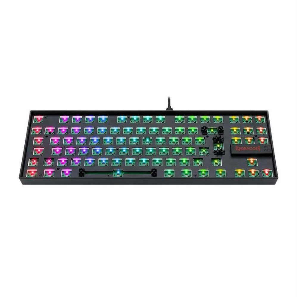 Imagem 2 de 5 do produto Base Para Teclado Mec Redragon Kumara-barebone Edition, RGB, Usb, Black - Rd-bbk552