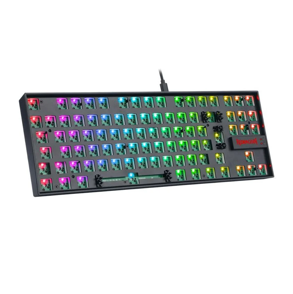 Imagem 3 de 5 do produto Base Para Teclado Mec Redragon Kumara-barebone Edition, RGB, Usb, Black - Rd-bbk552
