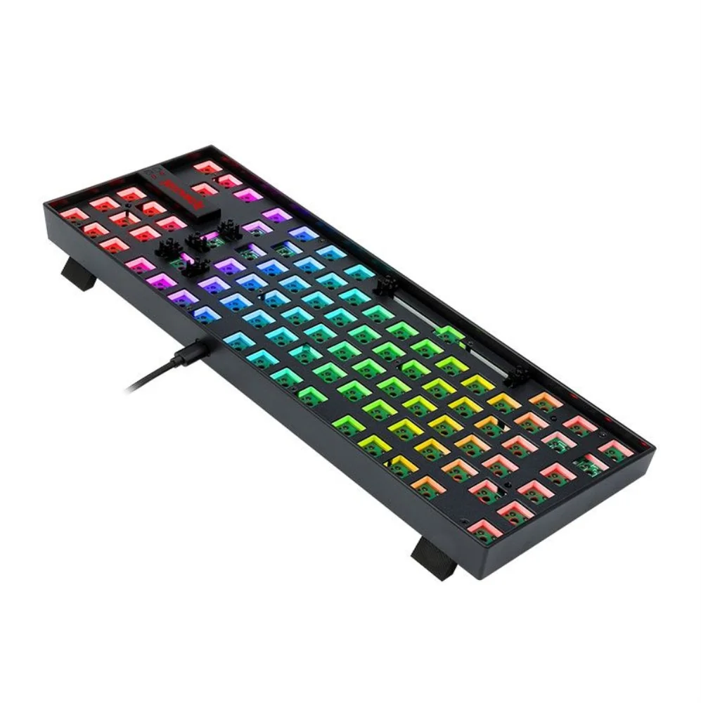 Imagem 4 de 5 do produto Base Para Teclado Mec Redragon Kumara-barebone Edition, RGB, Usb, Black - Rd-bbk552