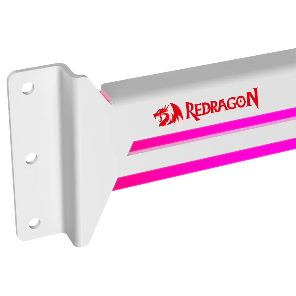 Suporte Para Placa De Vídeo Vertical Redragon Gcp03w, Branco Suporte Para Placa De Vídeo Vertical Redragon Gcp03w, Branco