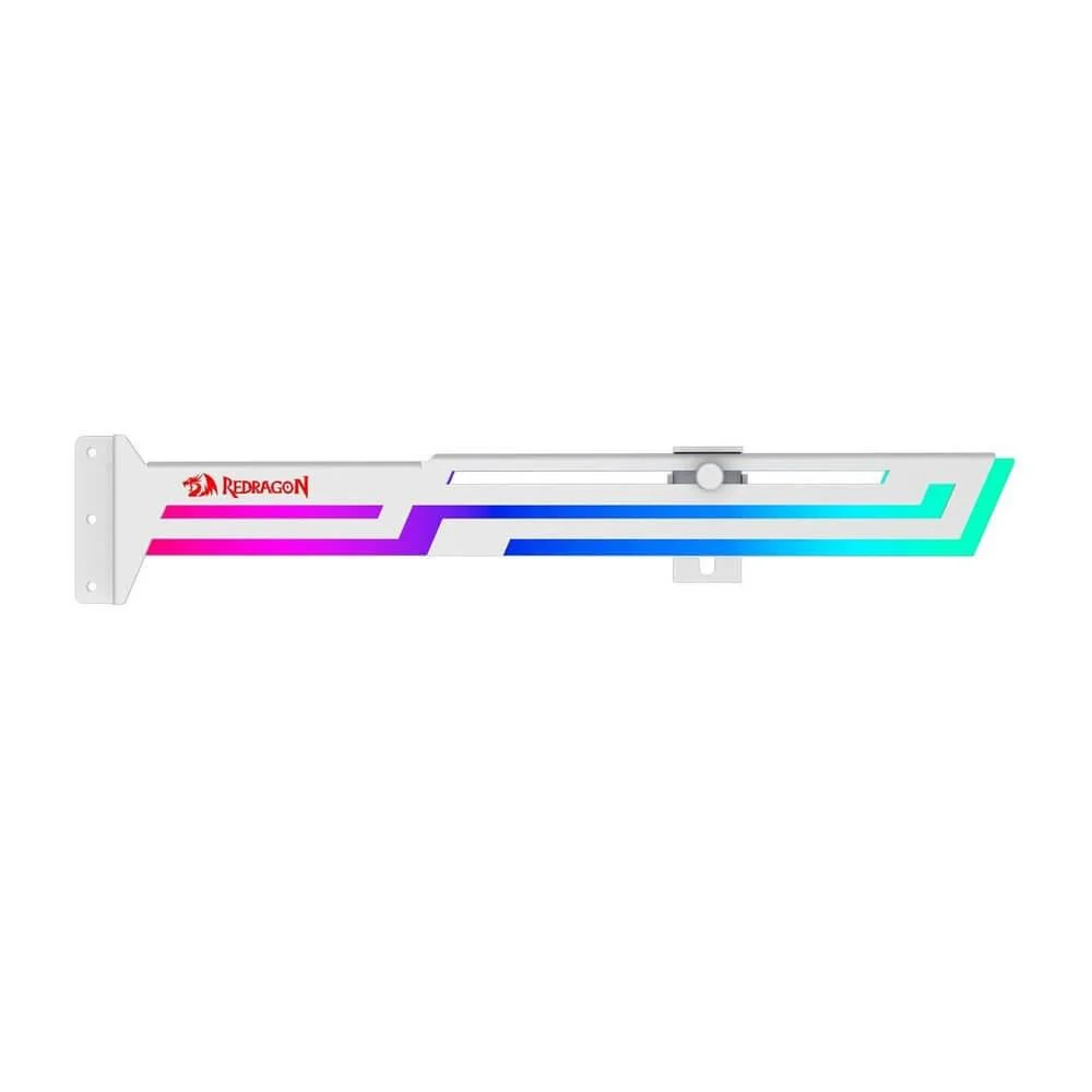 Suporte Para Placa De Vídeo Vertical Redragon Gcp03w, Branco Suporte Para Placa De Vídeo Vertical Redragon Gcp03w, Branco