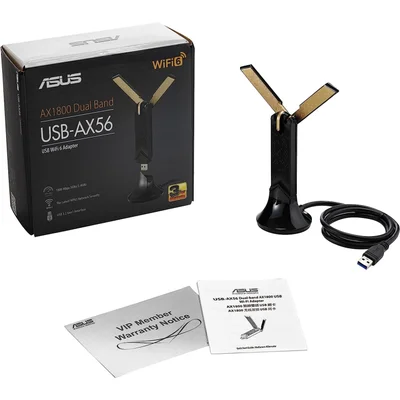 Asus USB-AX56 AX1800 Adaptador Wifi, Sem Fio ,USB, De Banda Dupla