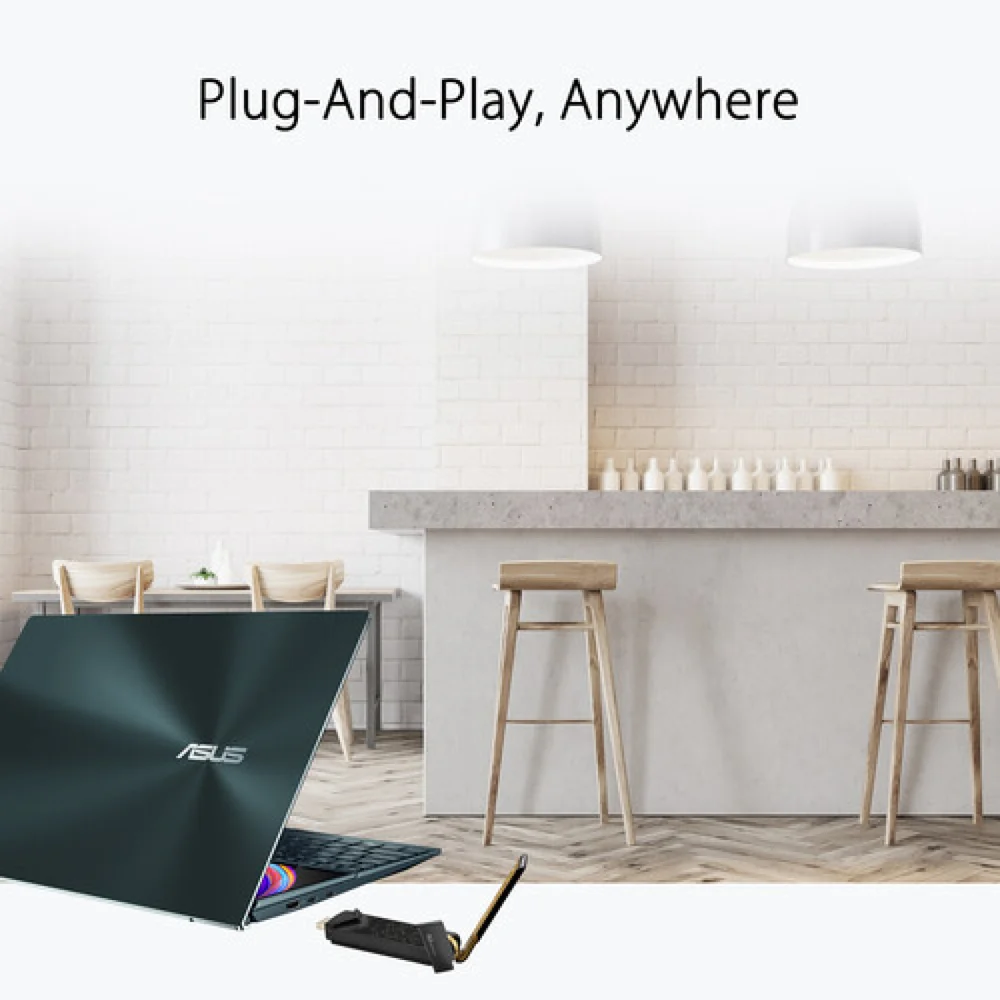 Imagem 5 de 5 do produto Asus USB-AX56 AX1800 Adaptador Wifi, Sem Fio ,USB, De Banda Dupla