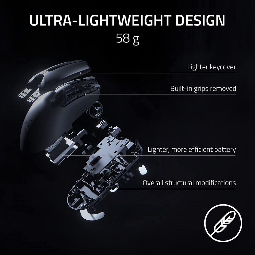 Mouse Gamer Sem fio Razer Viper V2 KaBuM