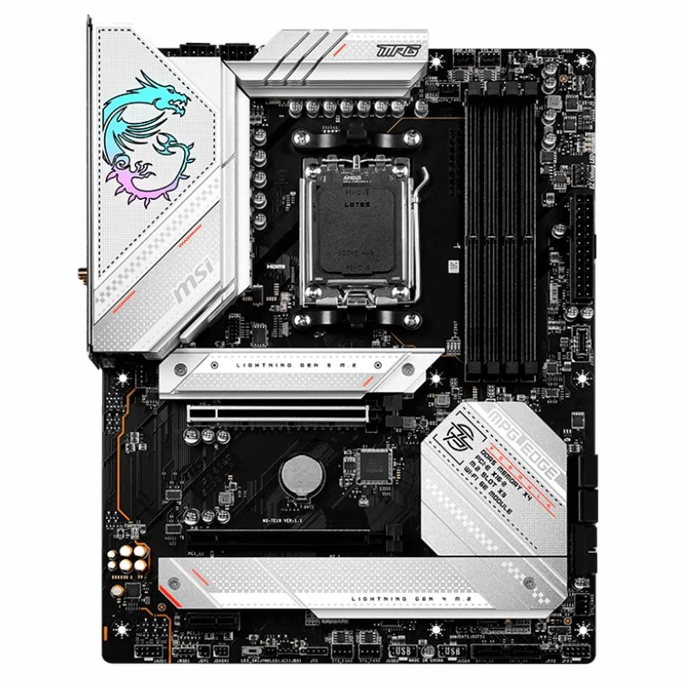 Placa Mãe B650 Msi Mpg Edge WIFI, AMD Am5, ATX, DDR5 4